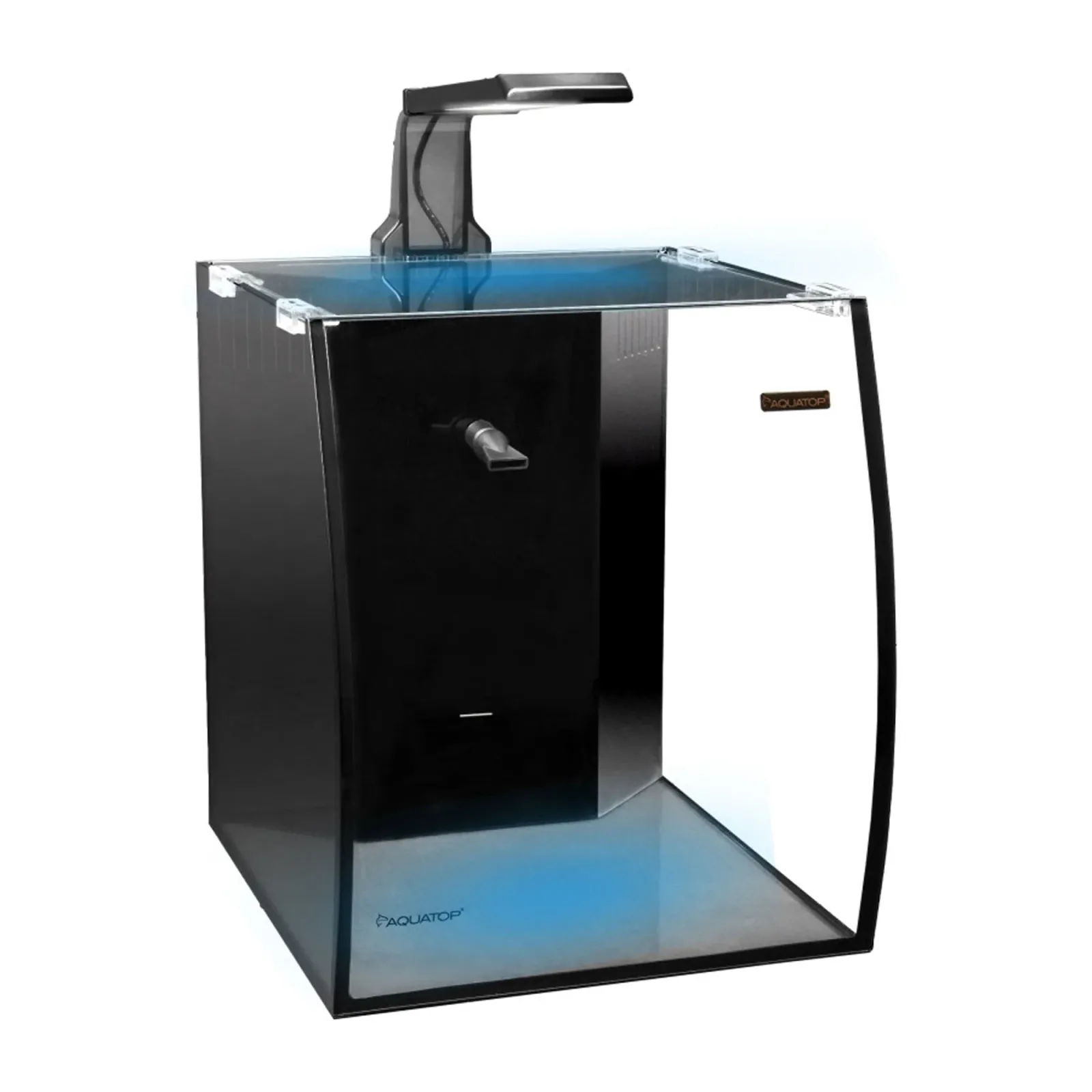 AquaTop Vertical Bowfront Aquarium Kit, 5 gal