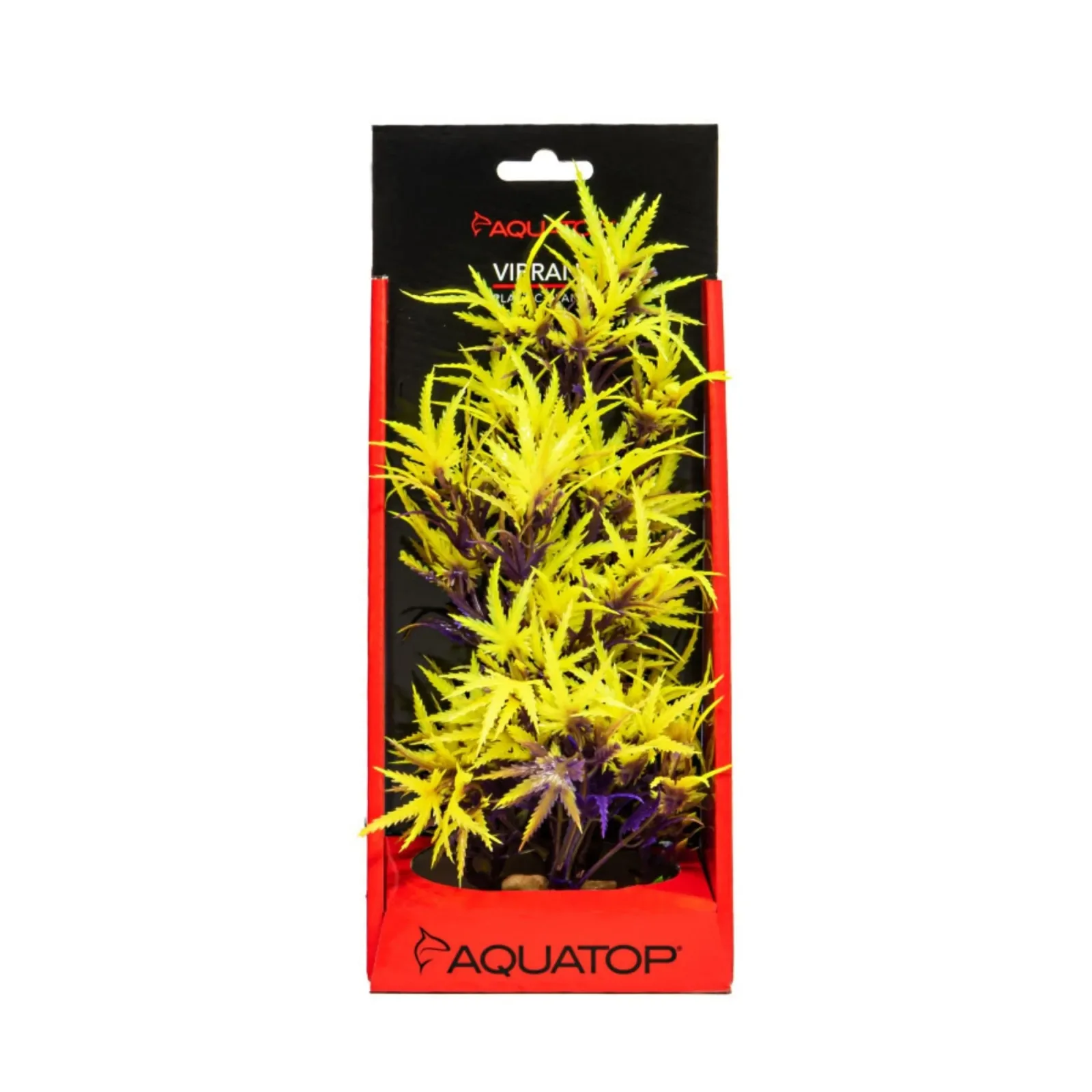 AquaTop Vibrant Fluorescent Cannabis Plant, Olive, 10 in