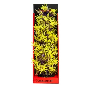 AquaTop Vibrant Fluorescent Cannabis Plant, Olive, 16 in