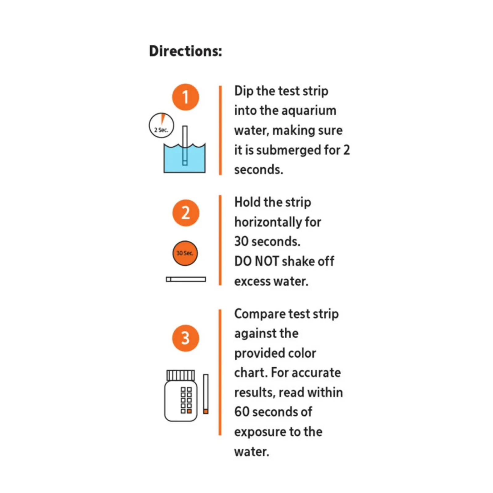 Aqueon 7-in-1 Aquarium Test Strips 50 ct - Image 2