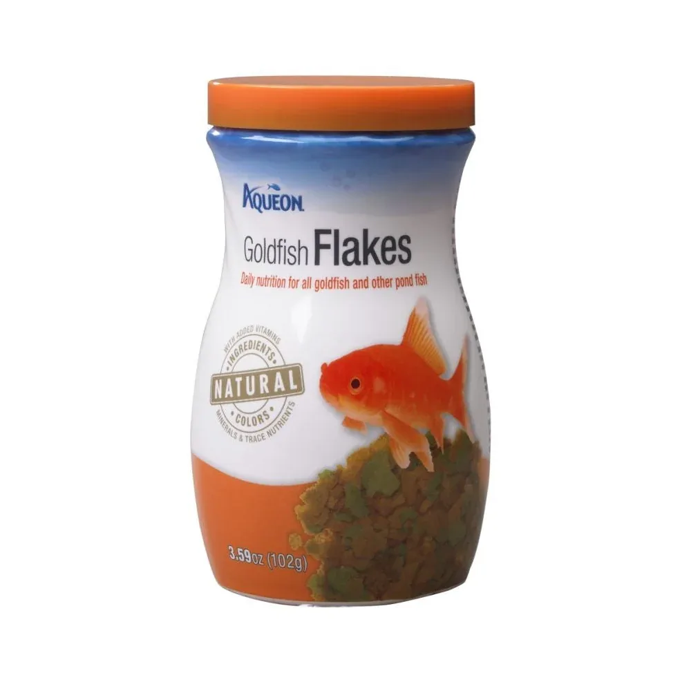 Aqueon Goldfish Flakes, 3.59 oz - Image 2