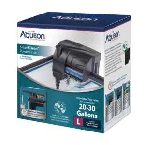 Aqueon SmartClean Power Aquarium Filter with EcoRenew Filter Cartridge, 2030 gal