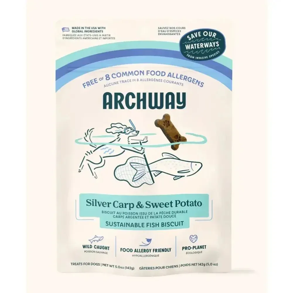 Archway Pet Silver Carp & Sweet Potato Dog Treats 5 oz