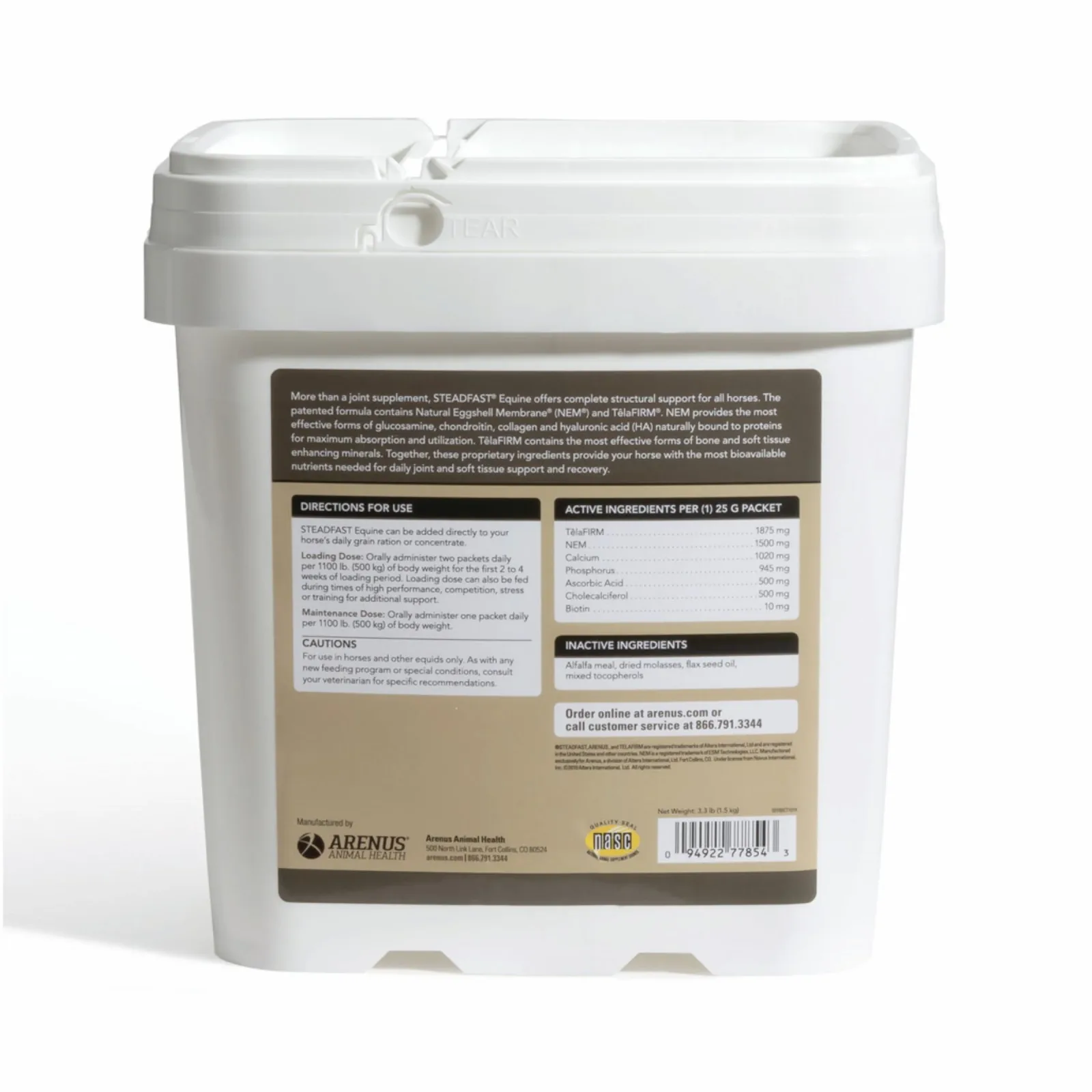 Arenus Steadfast Equine 60ct - Image 2
