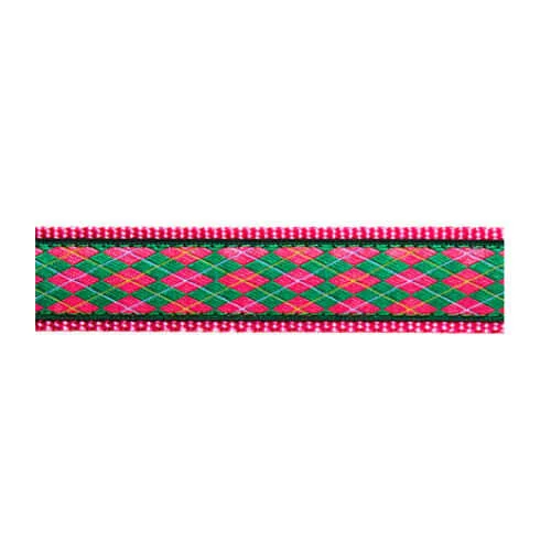 Argyle -- Pink & Green
