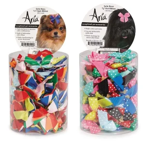 Aria 100-Piece Assorted Bow Canisters