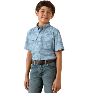 Ariat Boy's Blissful Blue VentTek Outbound Shirt