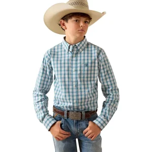 Ariat Boy's Corsair Plaid John Shirt