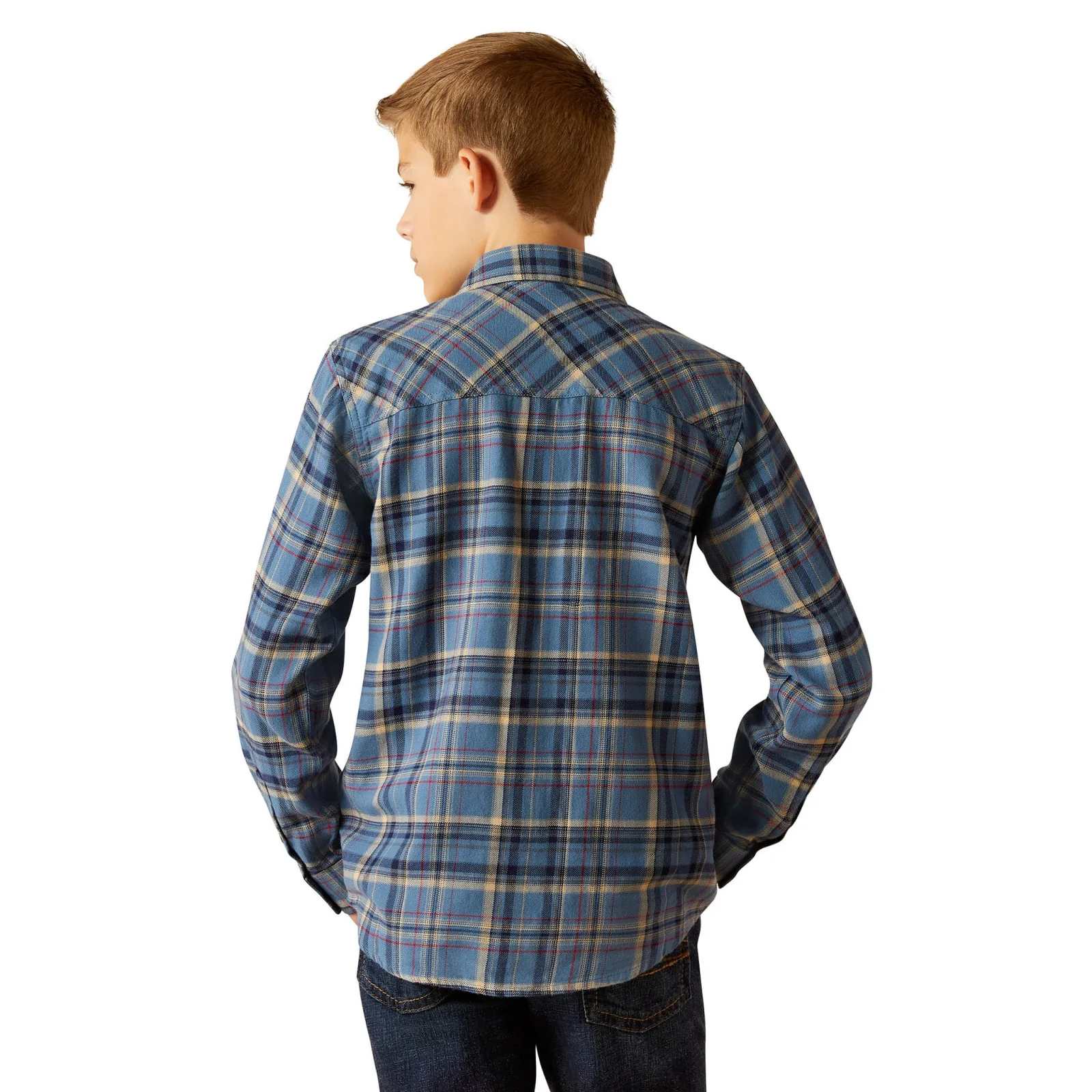 Ariat Boy's Huntly Retro Fit Snap Shirt - Image 2