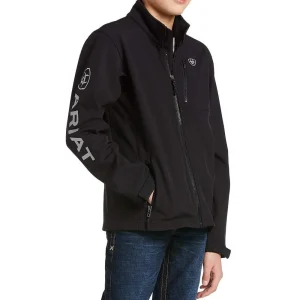Ariat Boys Logo Black Softshell 2.0 Jacket