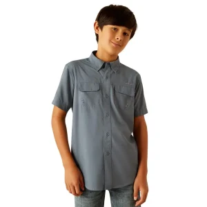 Ariat Boys Newsboy Blue VentTek Outbound Shirt