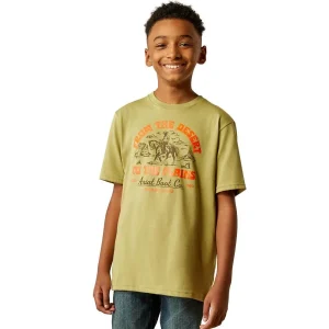 Ariat Boys Tent Green Desert To The Plains Tee