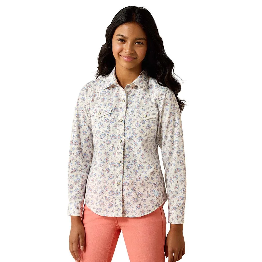 Ariat Girl's Floral Stardust Shirt