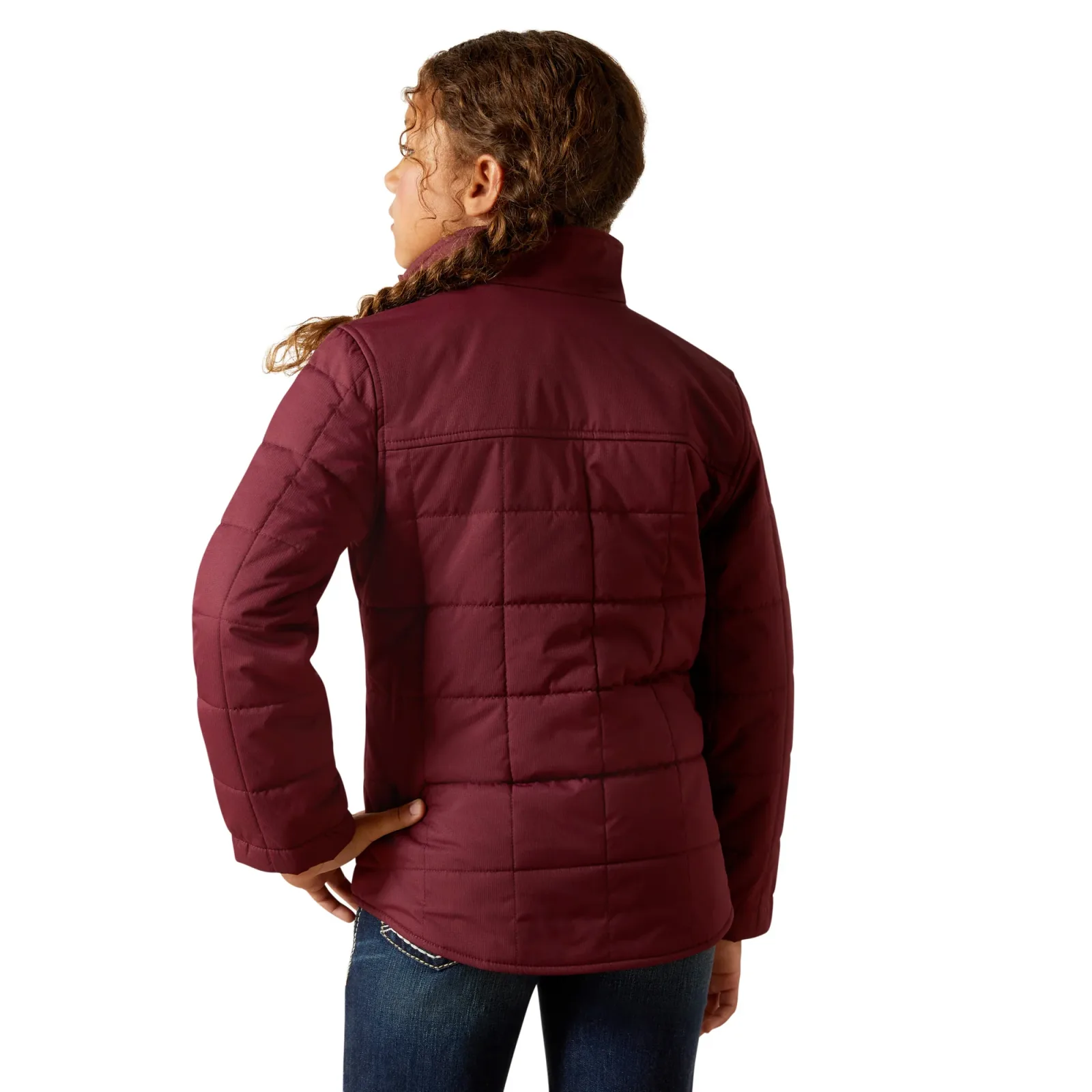 Ariat Girl's Windsor Wine Crius Jacket - Image 2