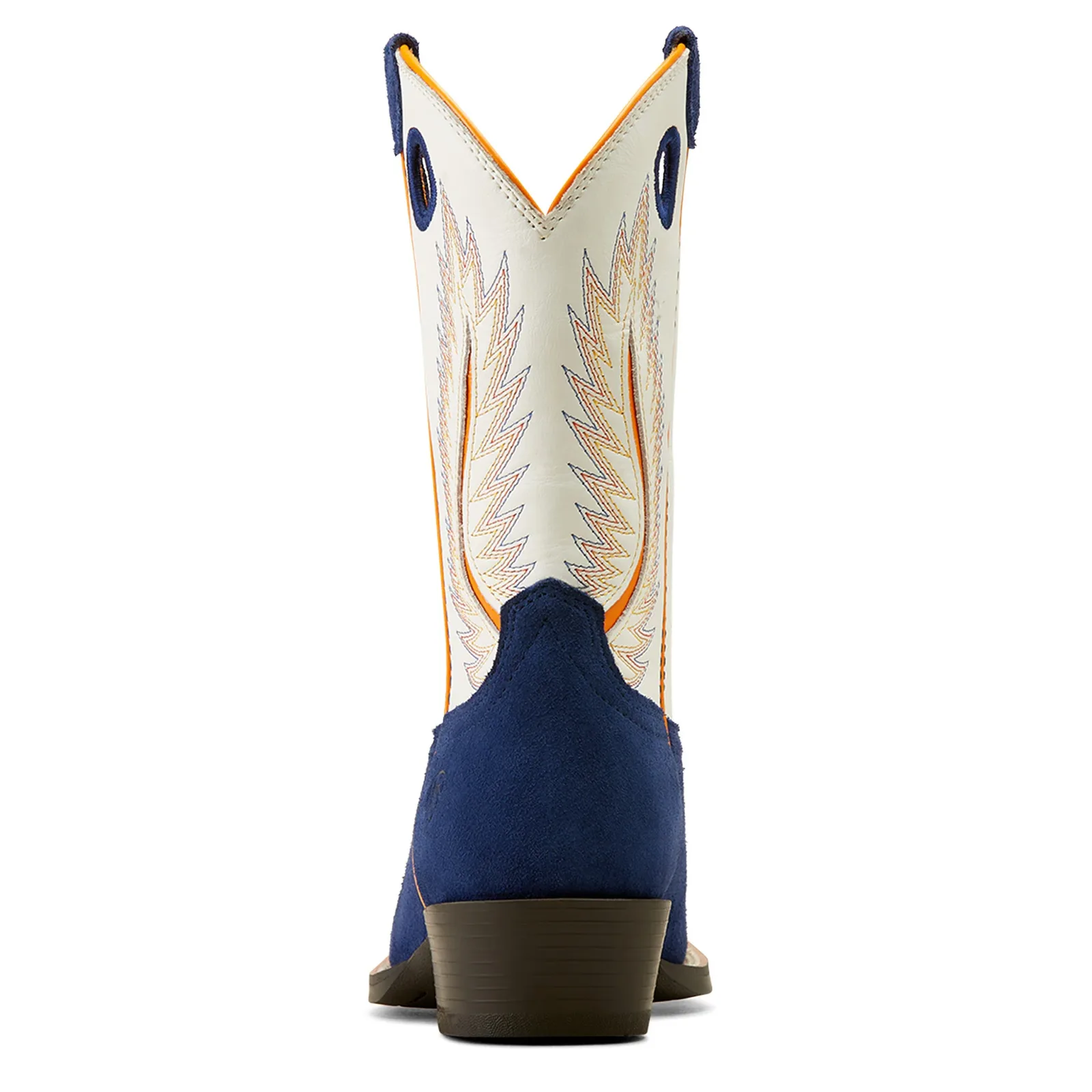 Ariat Kids Futurity Ft. Worth Patriot Blue Suede Western Boot - Image 2