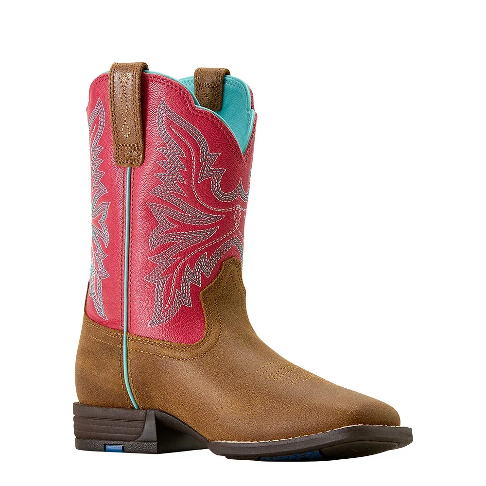 Ariat Kid's Westwood Wicker Brown Vamp Hot Pink Top