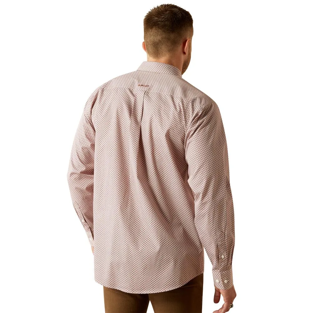 Ariat Mens Avery Brick Wrinkle Free Shirt - Image 2