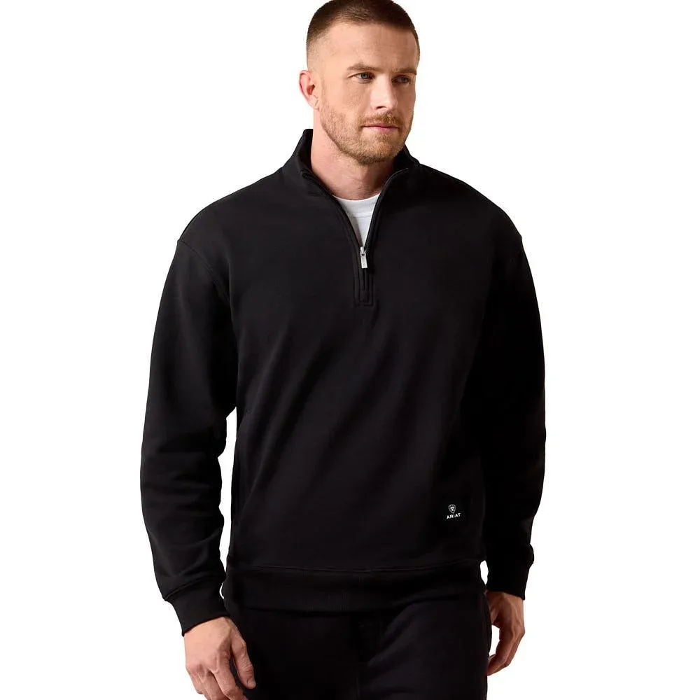 Ariat Men's Black Core Quarter Zip Sweatshirt