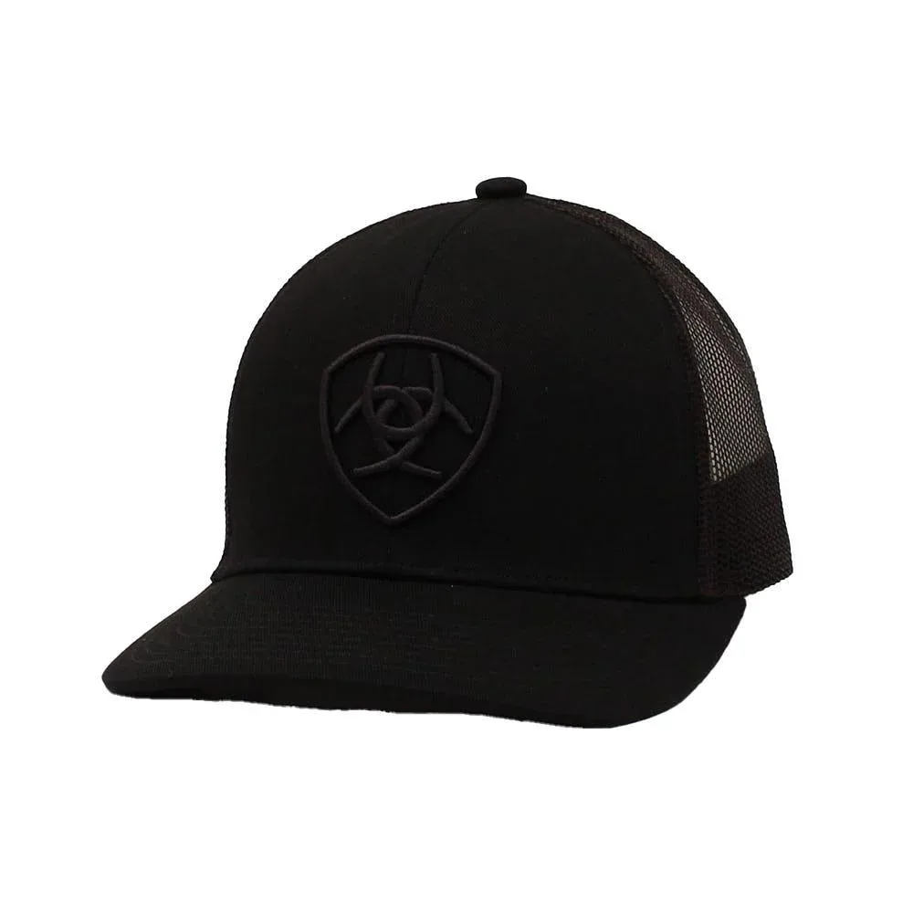 Ariat Men's Black Embroidery Logo Cap