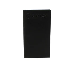 Ariat Men's Black Leather Bifold Wallet