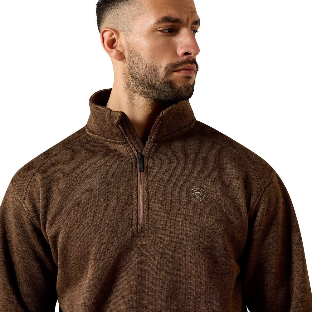 Ariat Men's Carafe Caldwell Quarter Zip Sweatshirt - Image 2