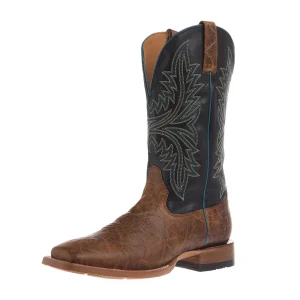 Ariat Men's Cowhand Smoked Tan Vamp True Black Top