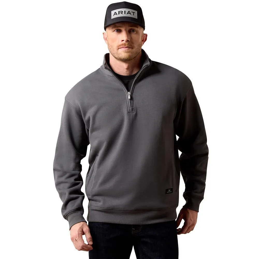 Ariat Men's Dark Shadow Core Quarter Zip Sweatshirt