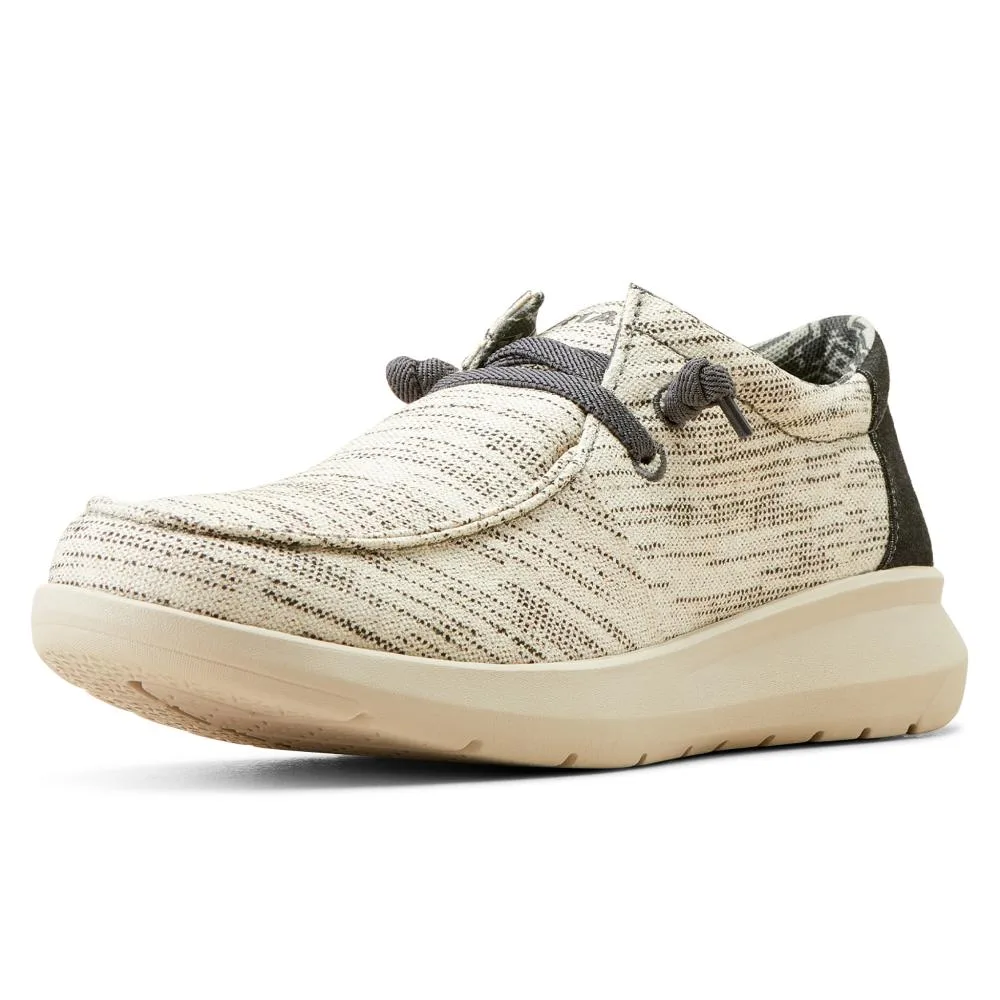 Ariat Mens Hilo Heathered White Casual Shoe