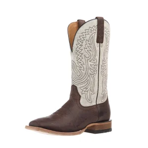 Ariat Men's Slatewood Dark Whiskey Vamp 13in Shredded White Top
