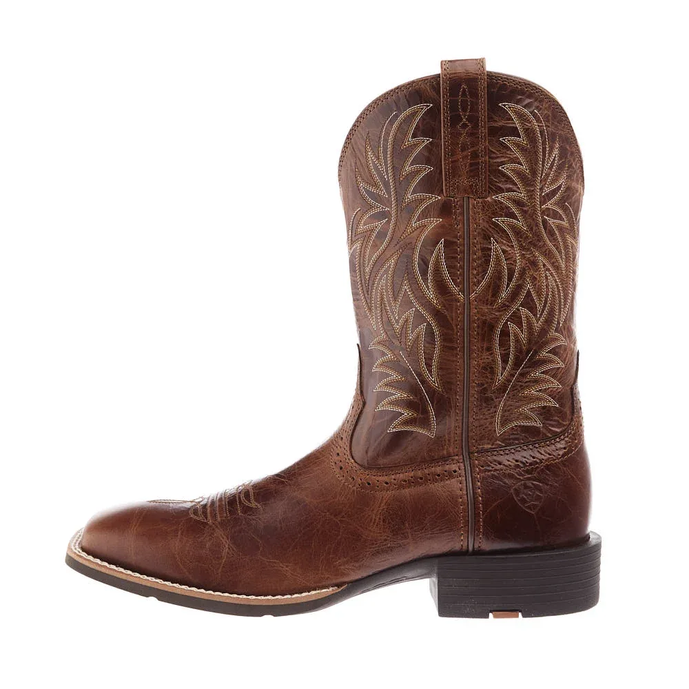 Ariat Men's Sport Dark Tan Vamp with 11in Dark Tan Top - Image 2