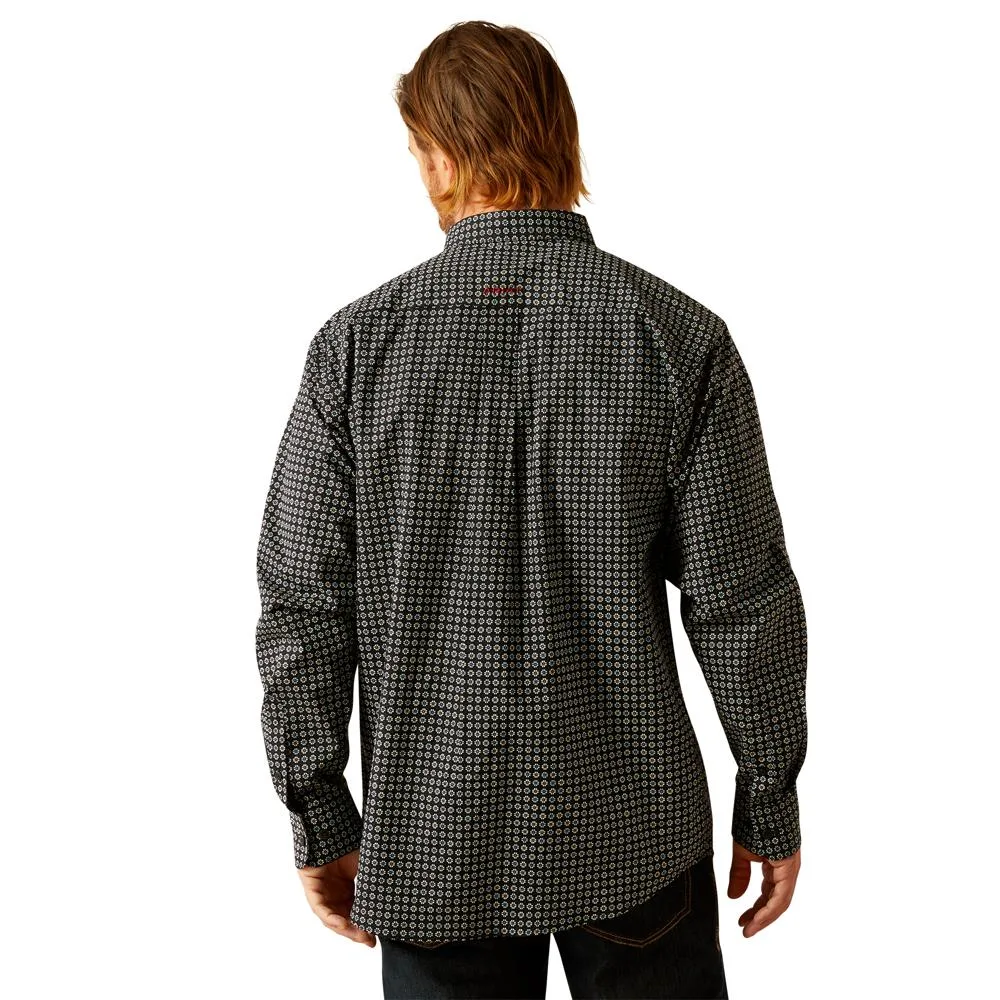 Ariat Mens Turq Classic Gustav Shirt - Image 2