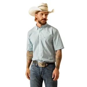 Ariat Mens Turq Pro Series Glennie Shirt
