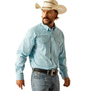 Ariat Mens Turquoise Folke Classic Shirt