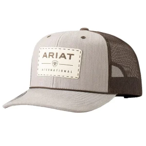 Ariat Tan Suede Patch Cap
