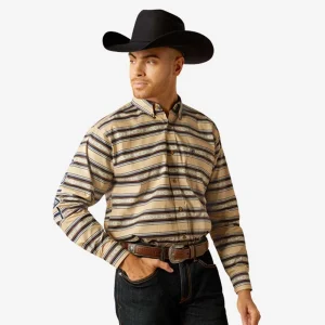 Ariat Team Korbyn Tan & Navy Shirt