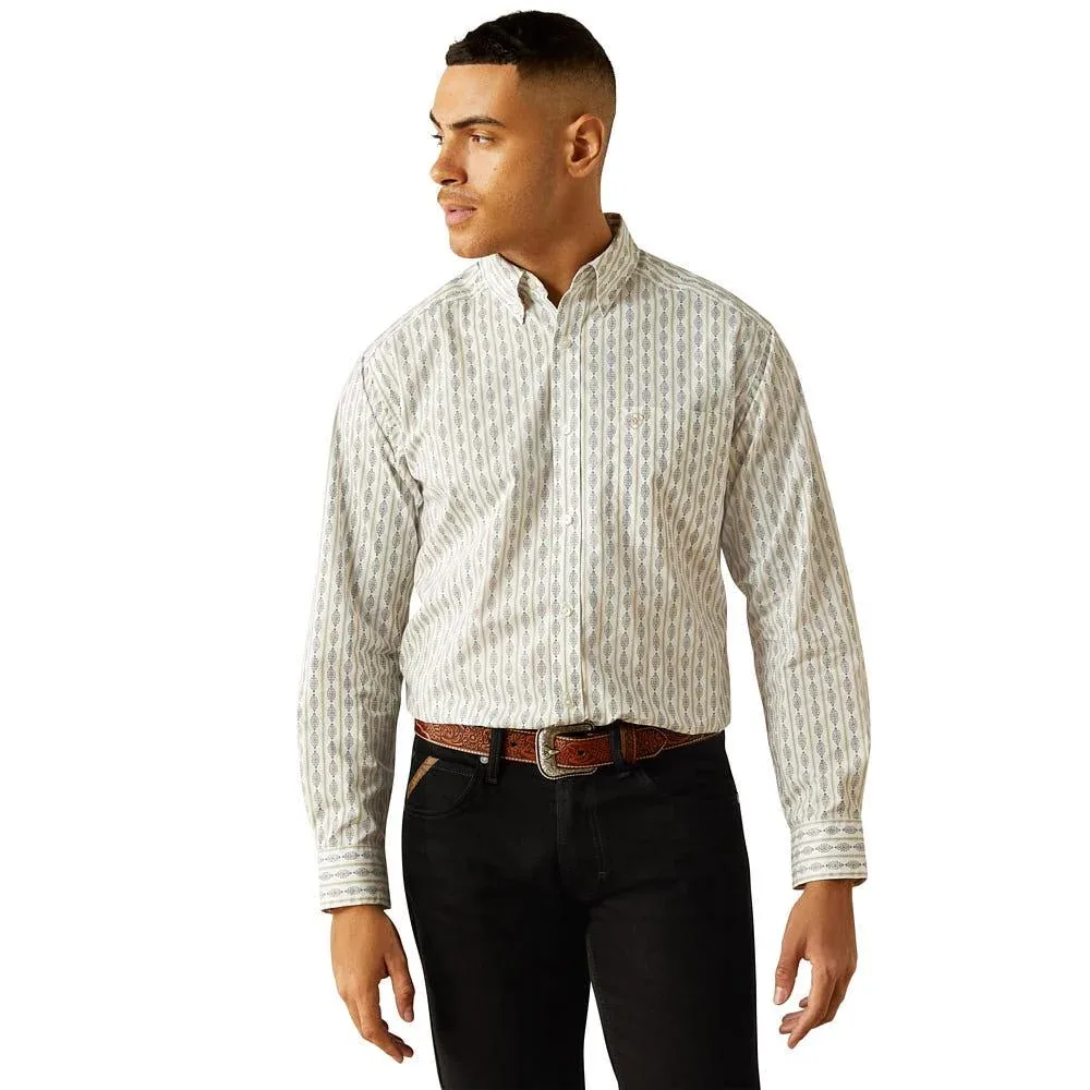 Ariat William White Classic Long Sleeve Button Up Shirt