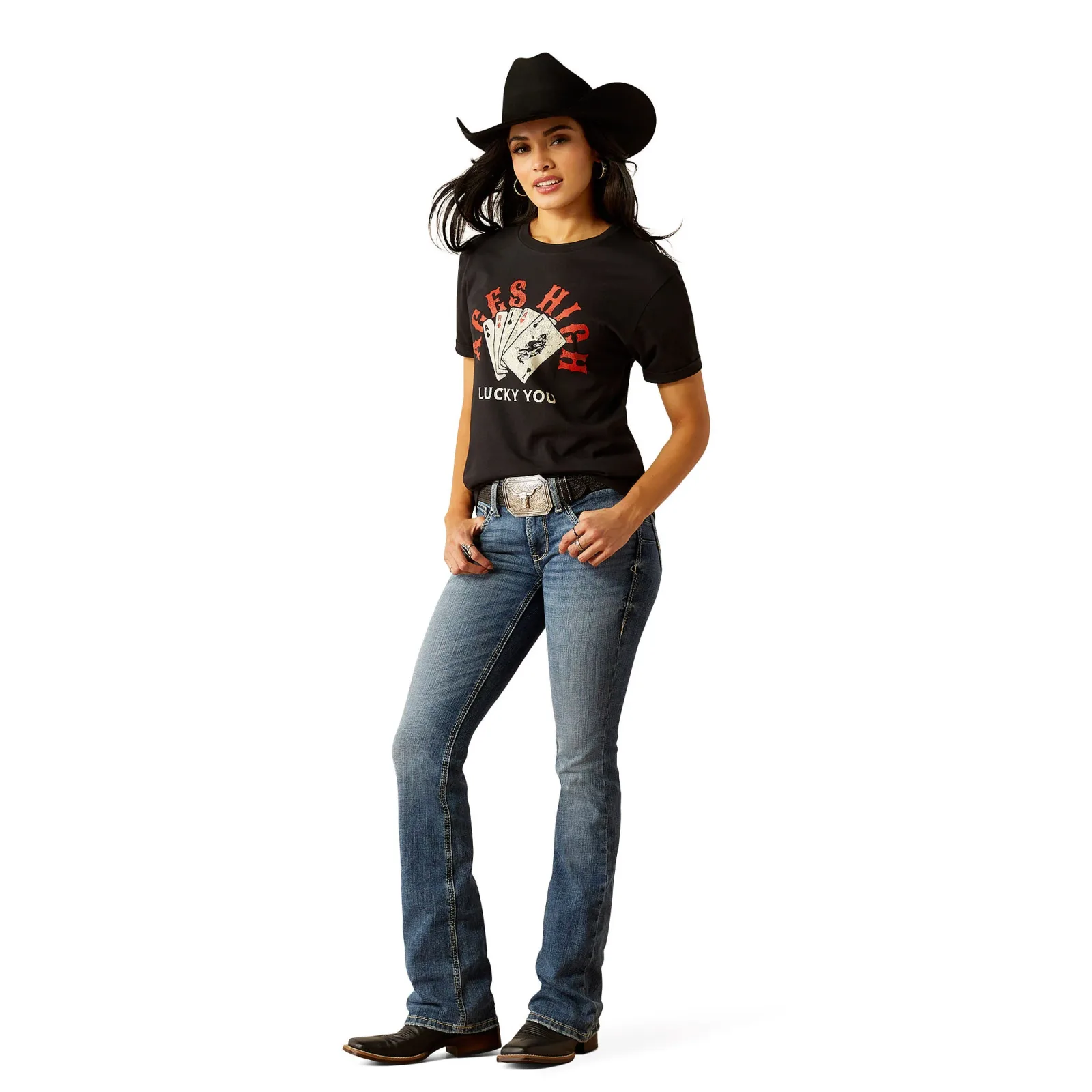 Ariat Women's Ace of Spades Tee - Image 2