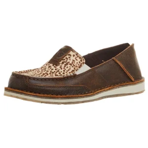 Ariat Women's Cruiser Vintage Bomber/ Cheetah Hair On Casual