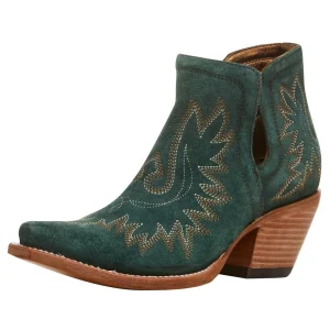 Ariat Women's Dixon Poseidon Suede Snip Toe Bootie