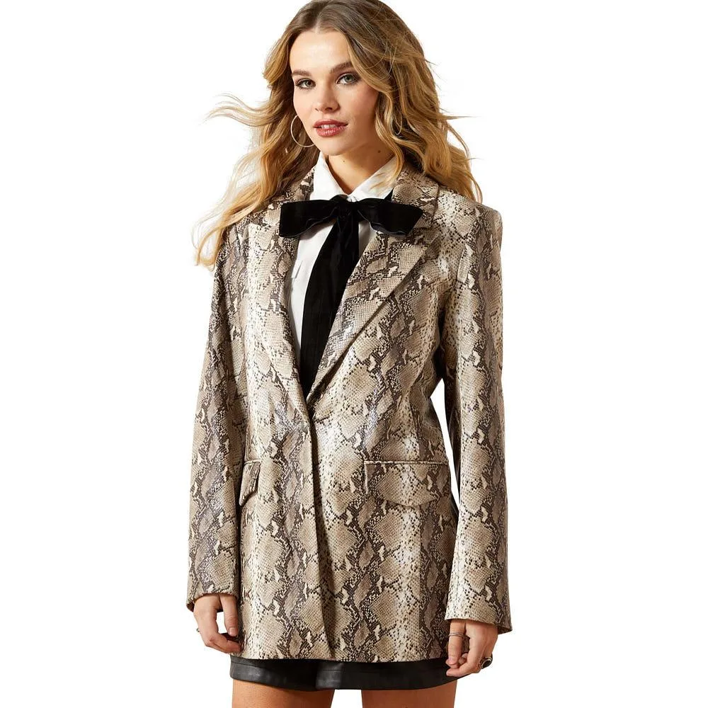 Ariat Women's Embossed Snakeskin Blazer