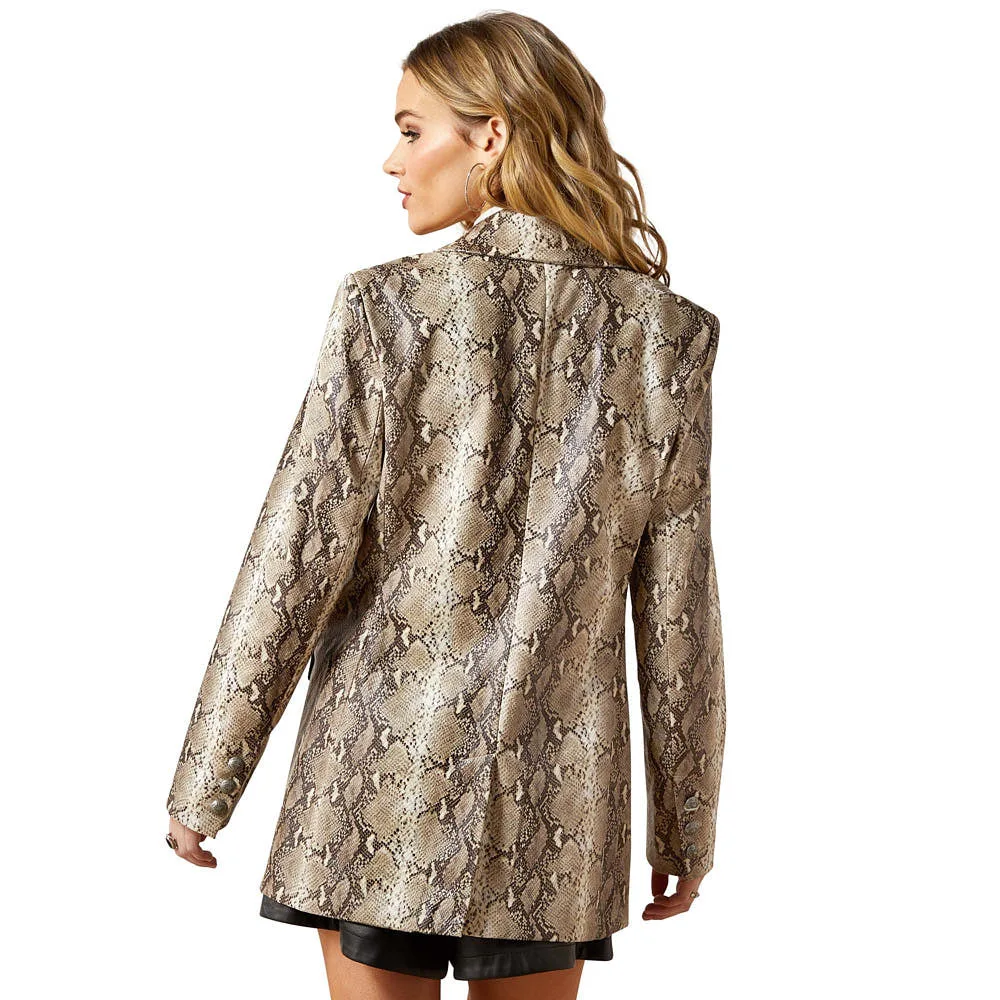 Ariat Women's Embossed Snakeskin Blazer - Image 2