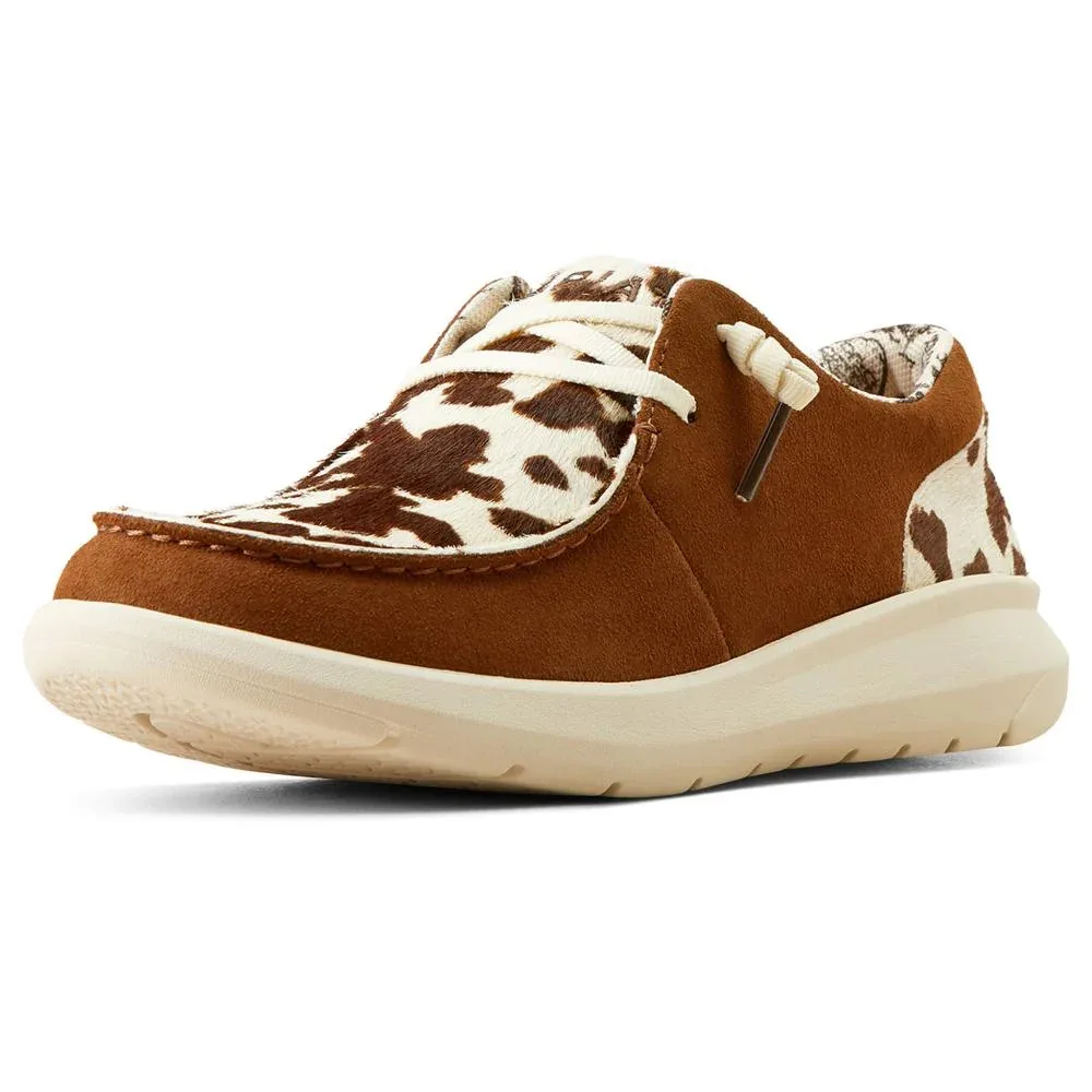 Ariat Womens Hilo Ginger Suede Cow Hair Casual