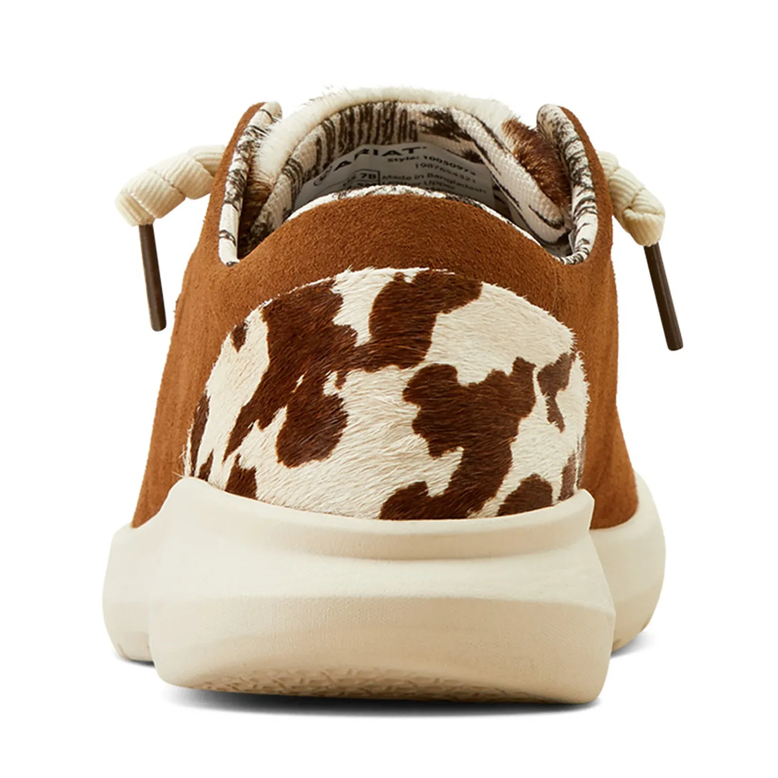 Ariat Womens Hilo Ginger Suede Cow Hair Casual - Image 2