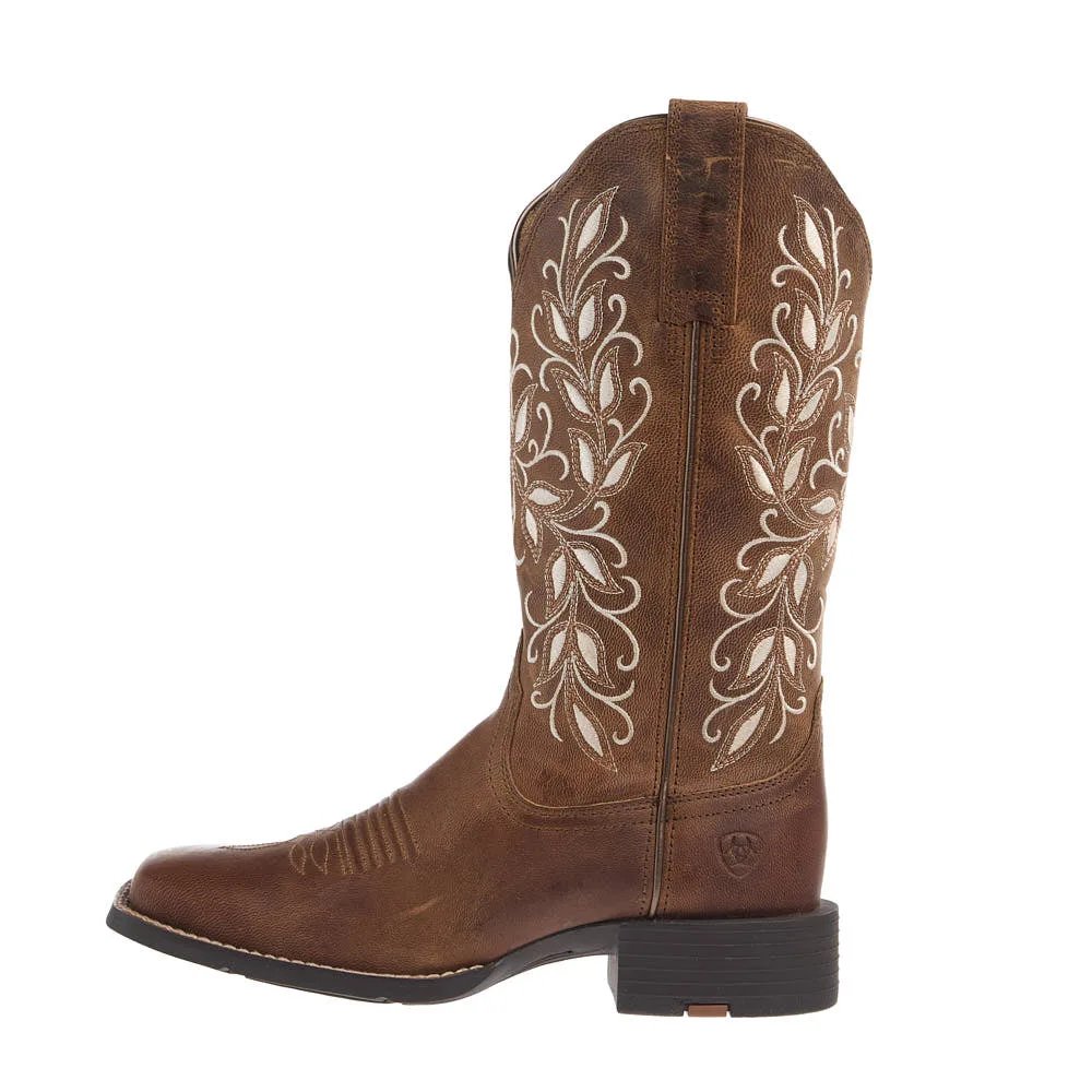 Ariat Women's Round Up Brown Vamp 12 - Image 2