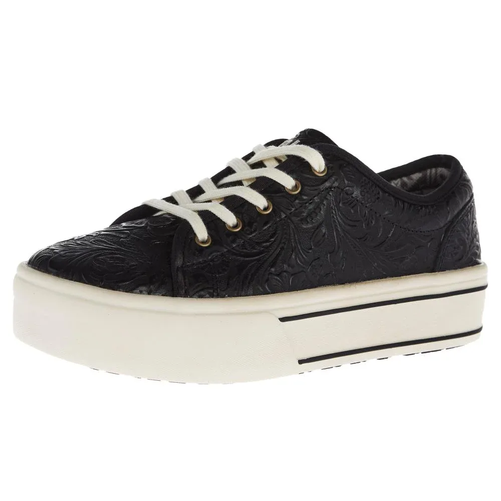 Ariat Women`s Skylar Black Floral Embossed Casual