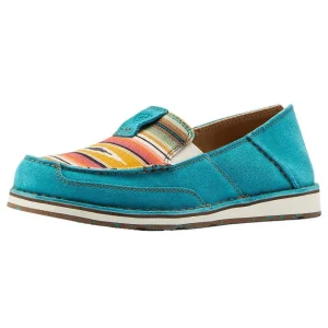Ariat Women's Suede and Turquoise Serape Cruiser