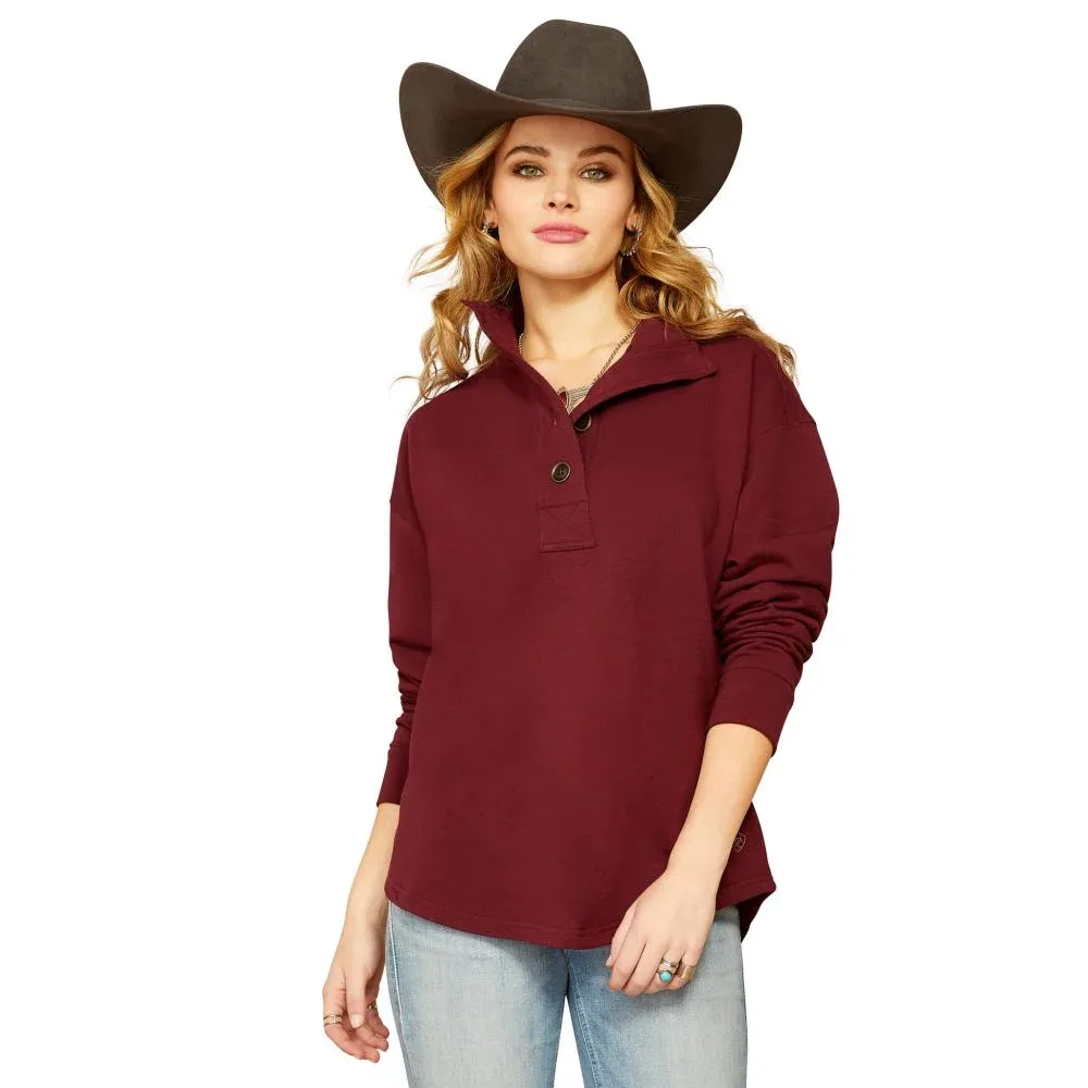 Ariat Womens Tawny Port Hometown Sweatshirt