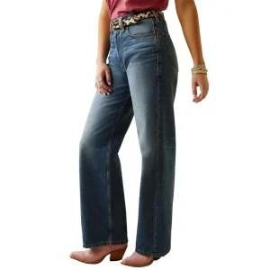 Ariat Women's Ultra High Rise Tomboy Wide Jean Moana