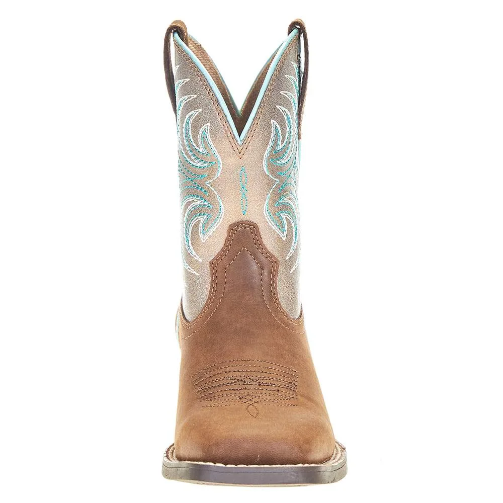 Ariat Youth Metallic Bronze Cowboy Boot - Image 2