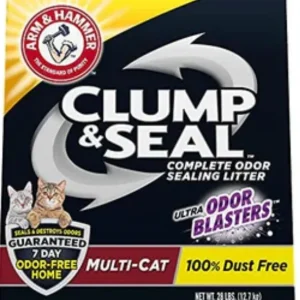 Arm & Hammer Clump & Seal Multi-Cat Cat Litter - 28 Lbs